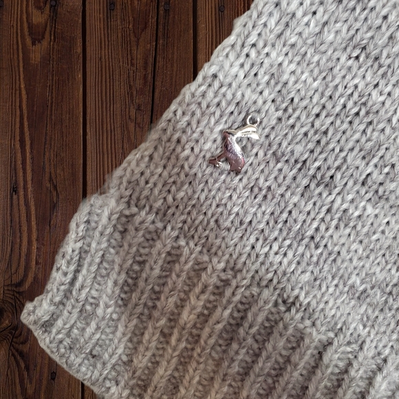 Joules Isle Fair Chunky Sweater, Kristy, size 2, Gray - Picture 2 of 8